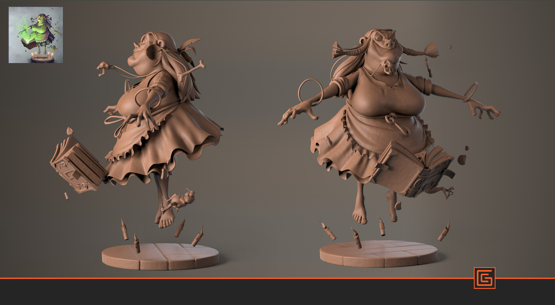 Witch — Sculpt Poses
