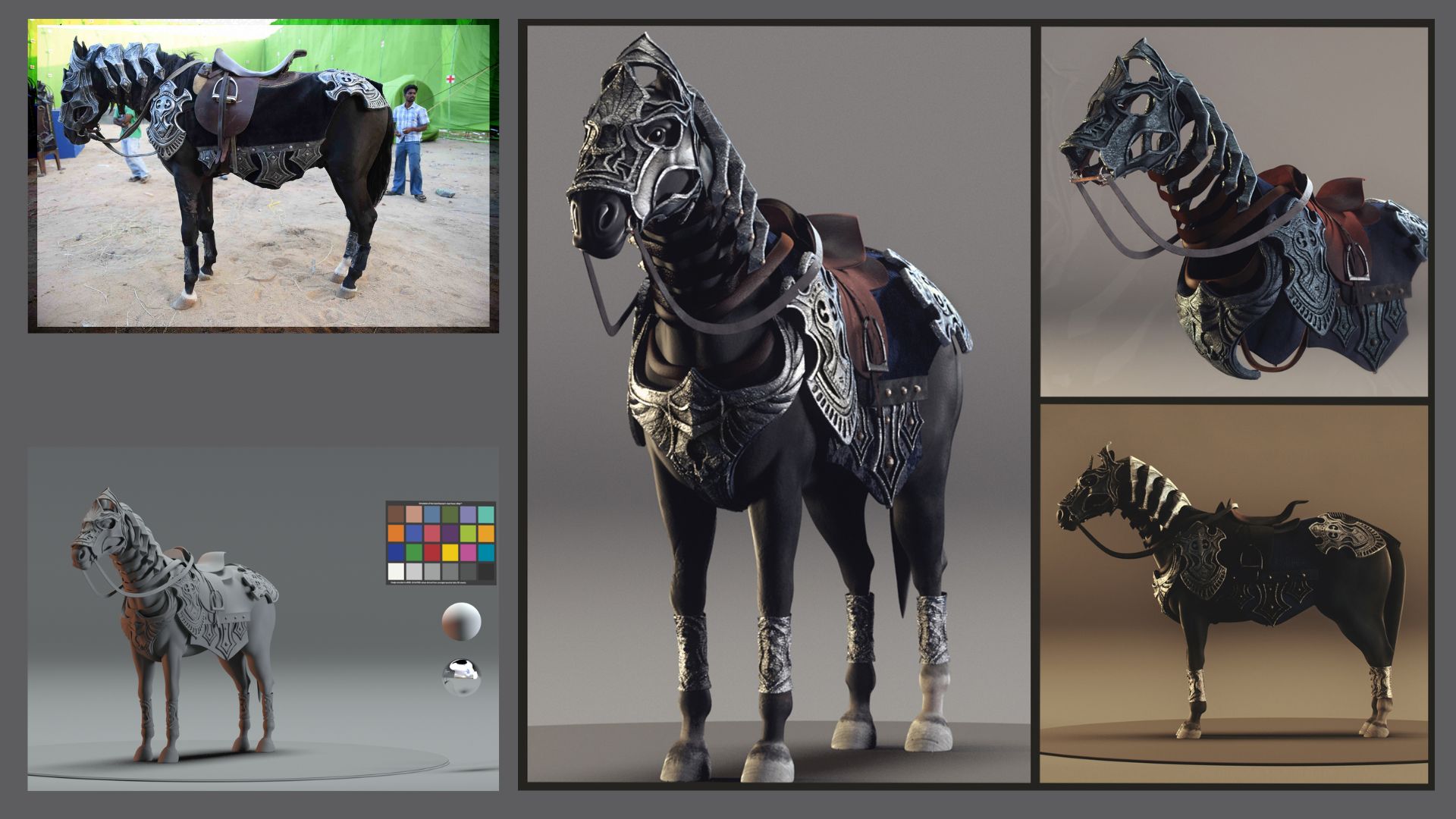Armored War Horse — Final Render