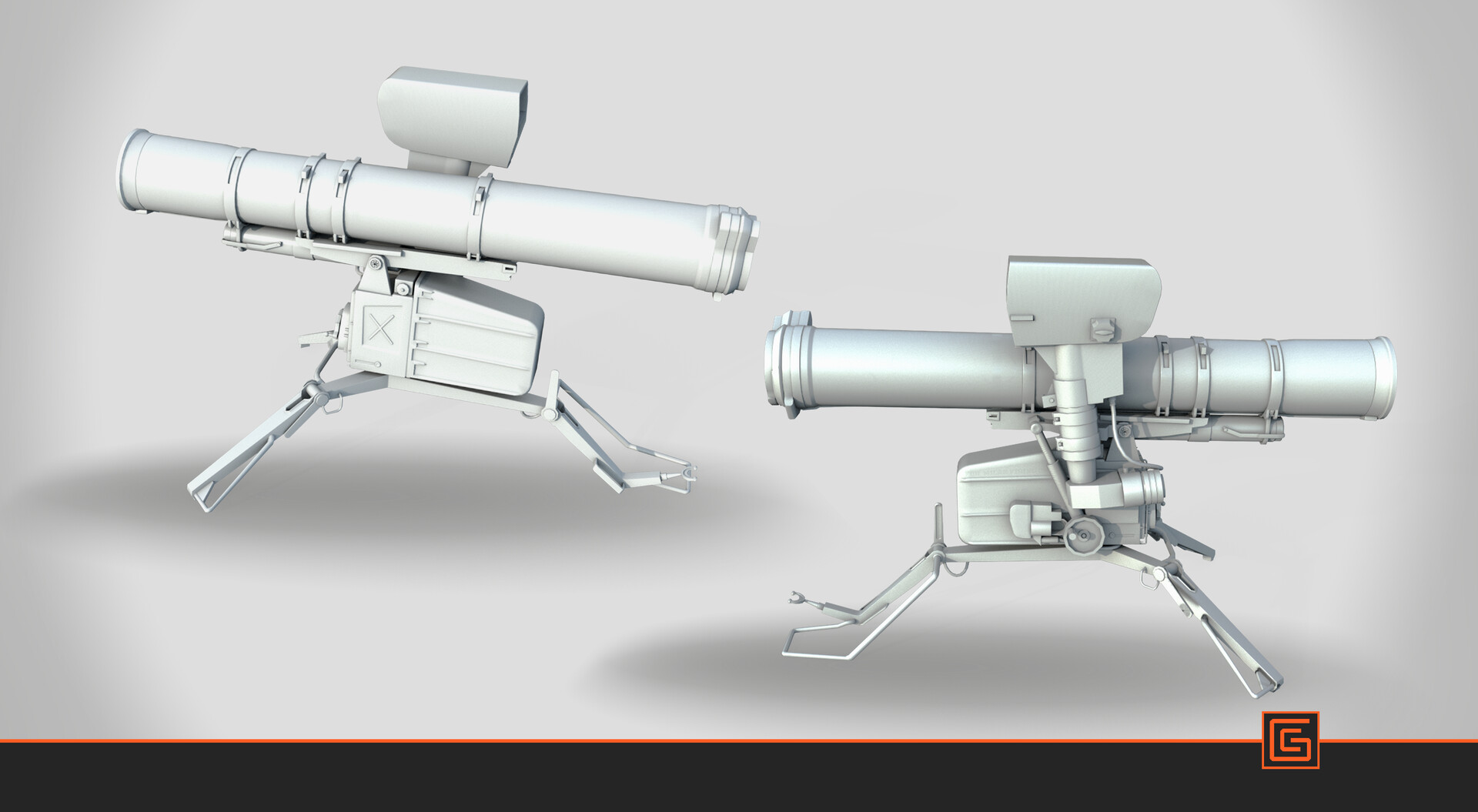 ATGM Milan/Konkurs — High-Poly Model