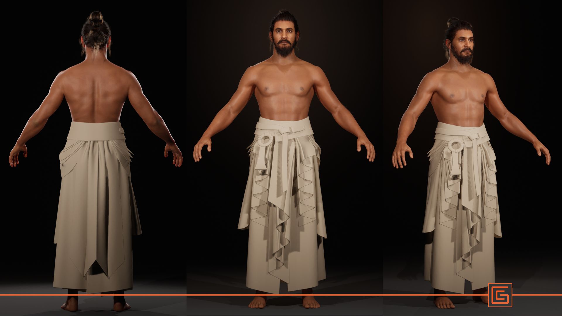 MetaHuman Hero — Full Body Turnaround