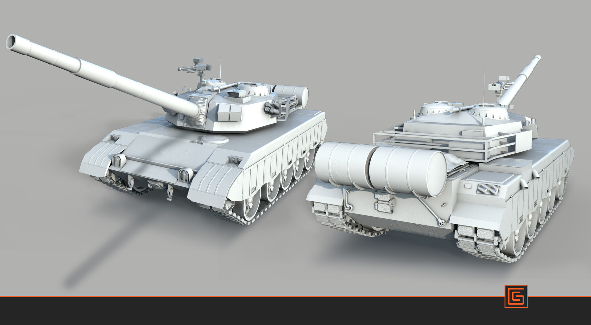 Al-Zarrar MBT — High-Poly Model