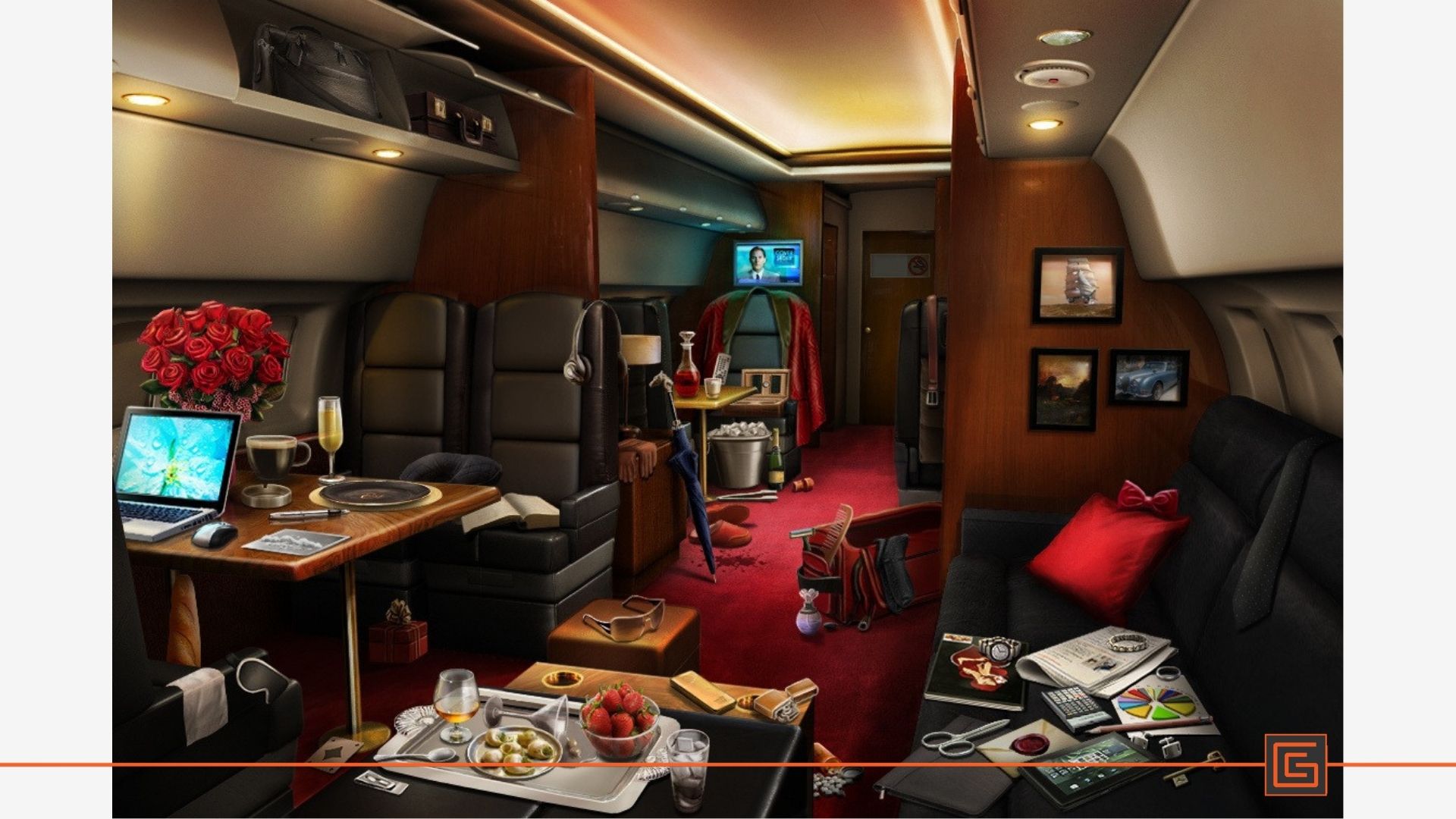 Private Jet Cabin