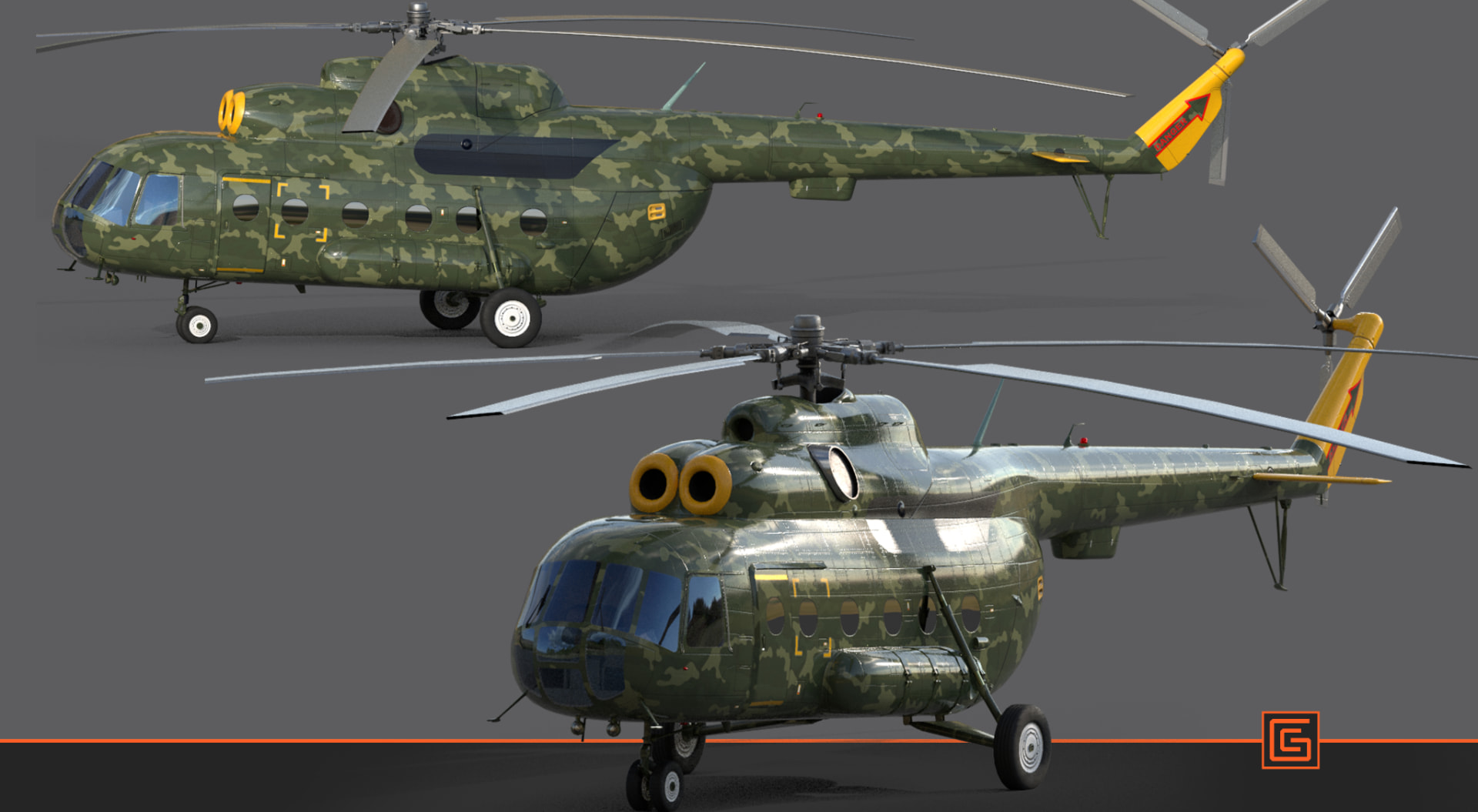 Mi-8 — Camo Turnaround