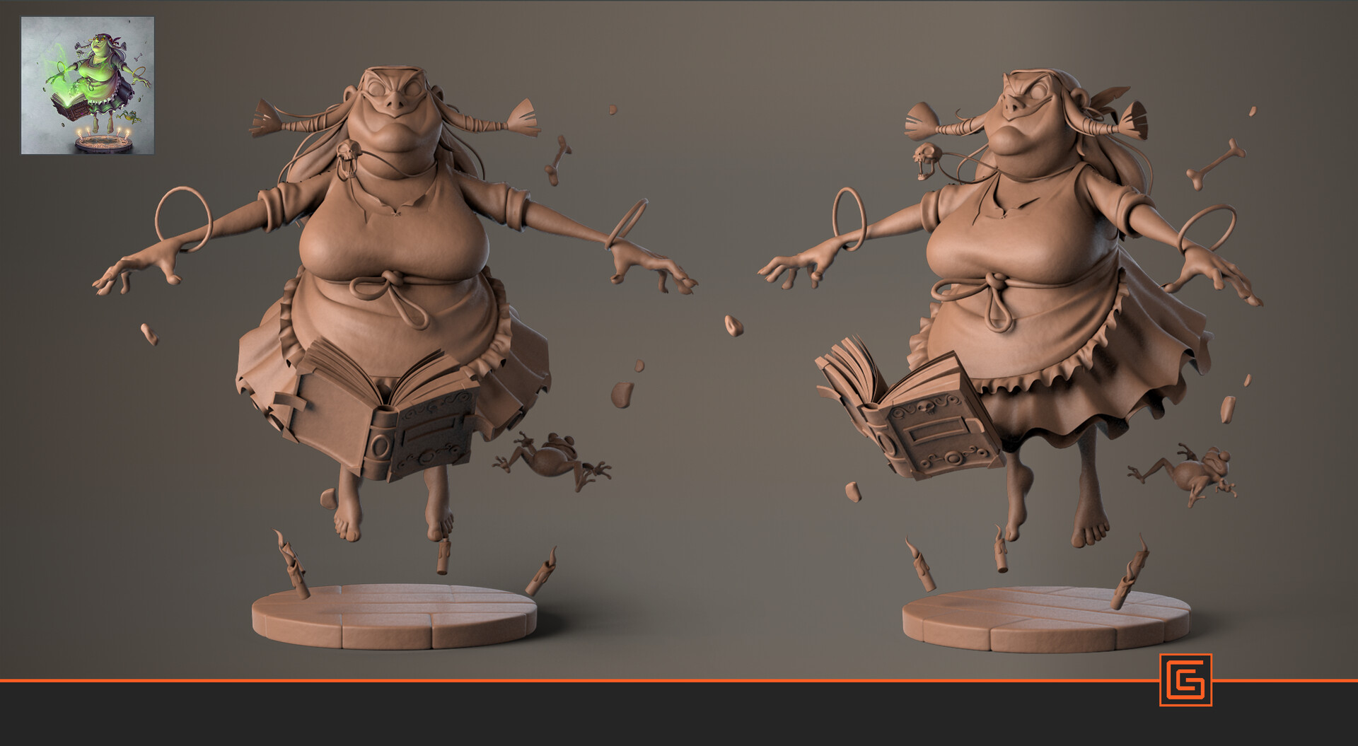 Witch — High-Poly Sculpt