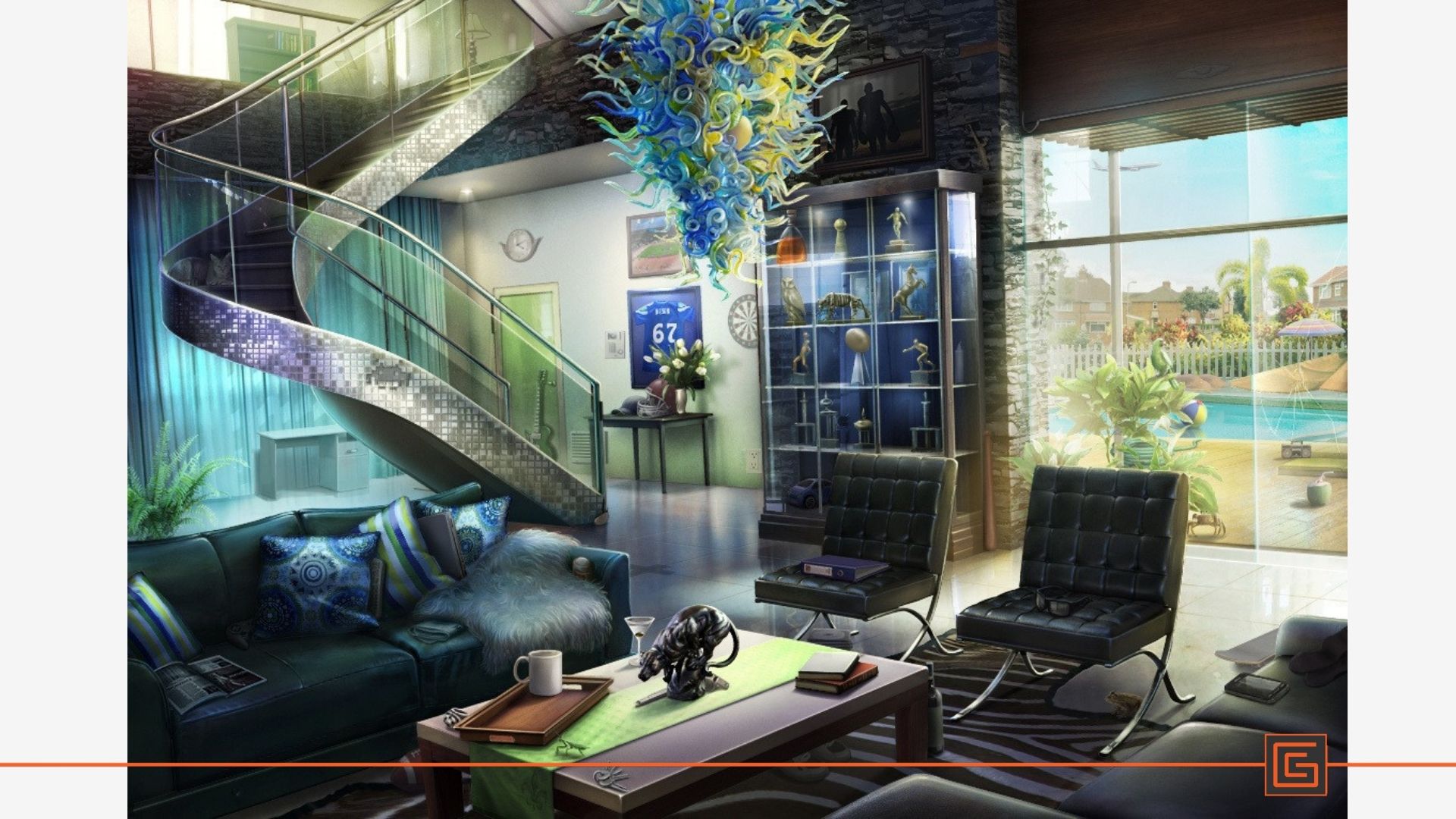 Modern Villa Lounge
