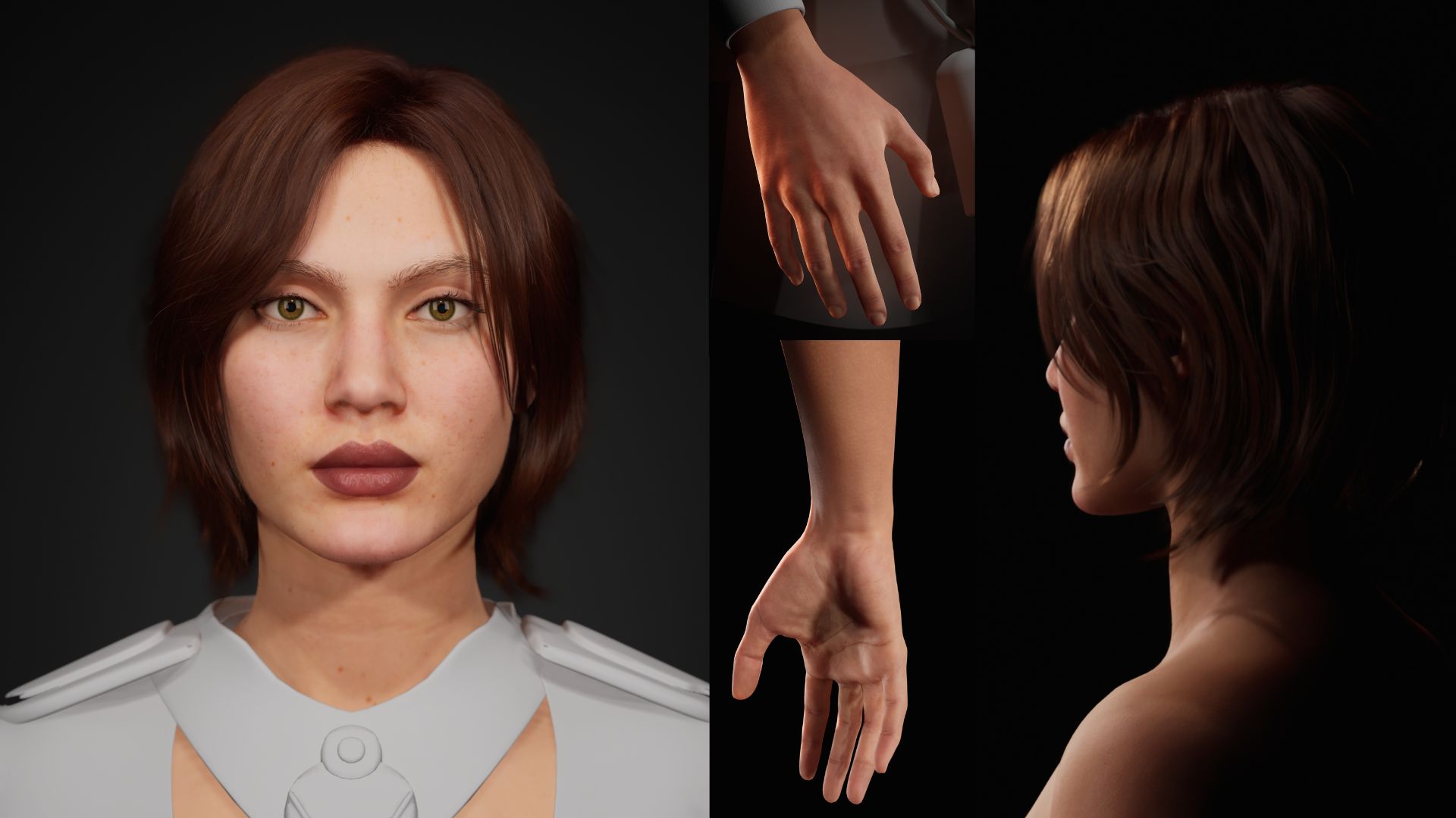 Female Lead — Skin & Hand Detail