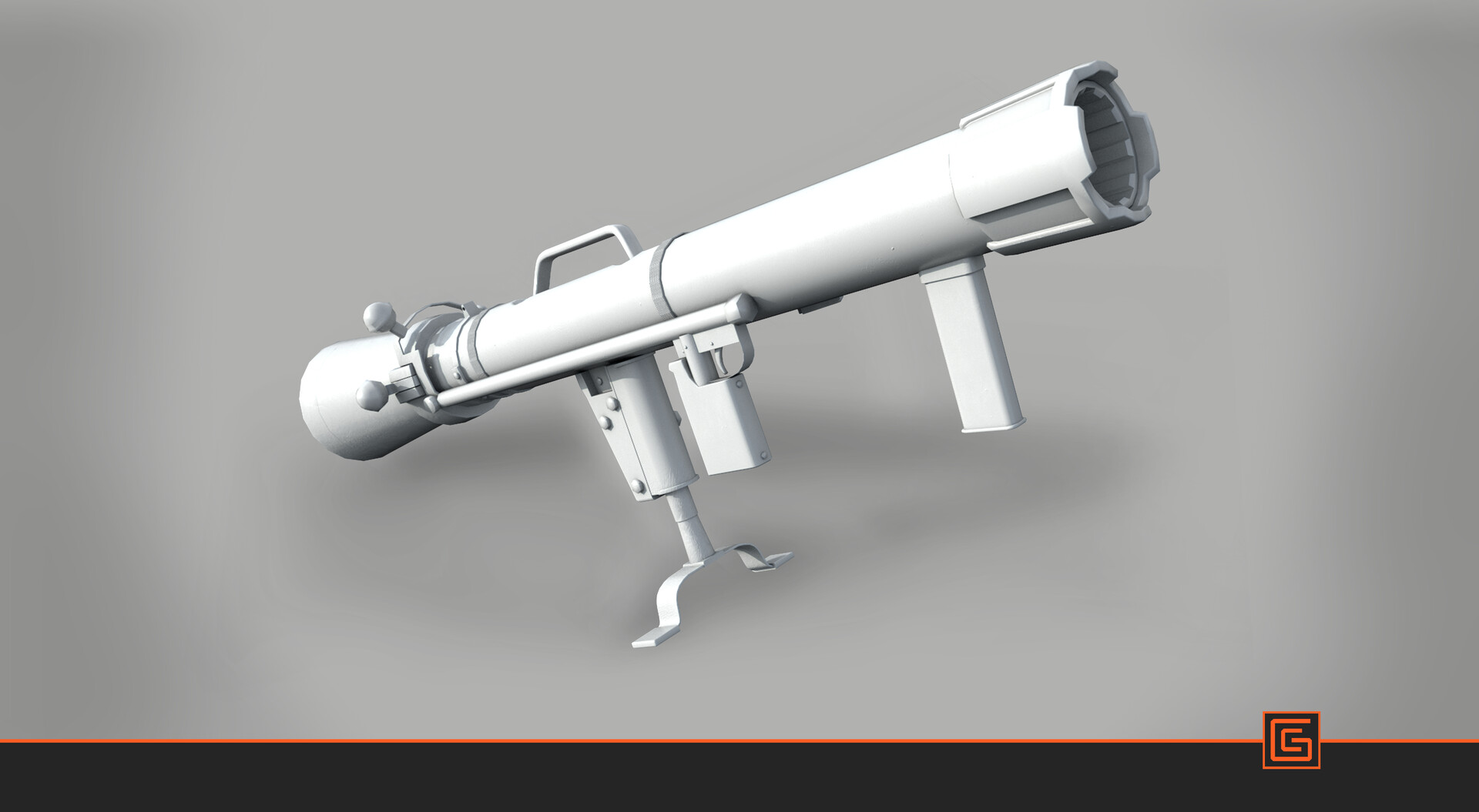 84mm Carl Gustaf — High-Poly Model