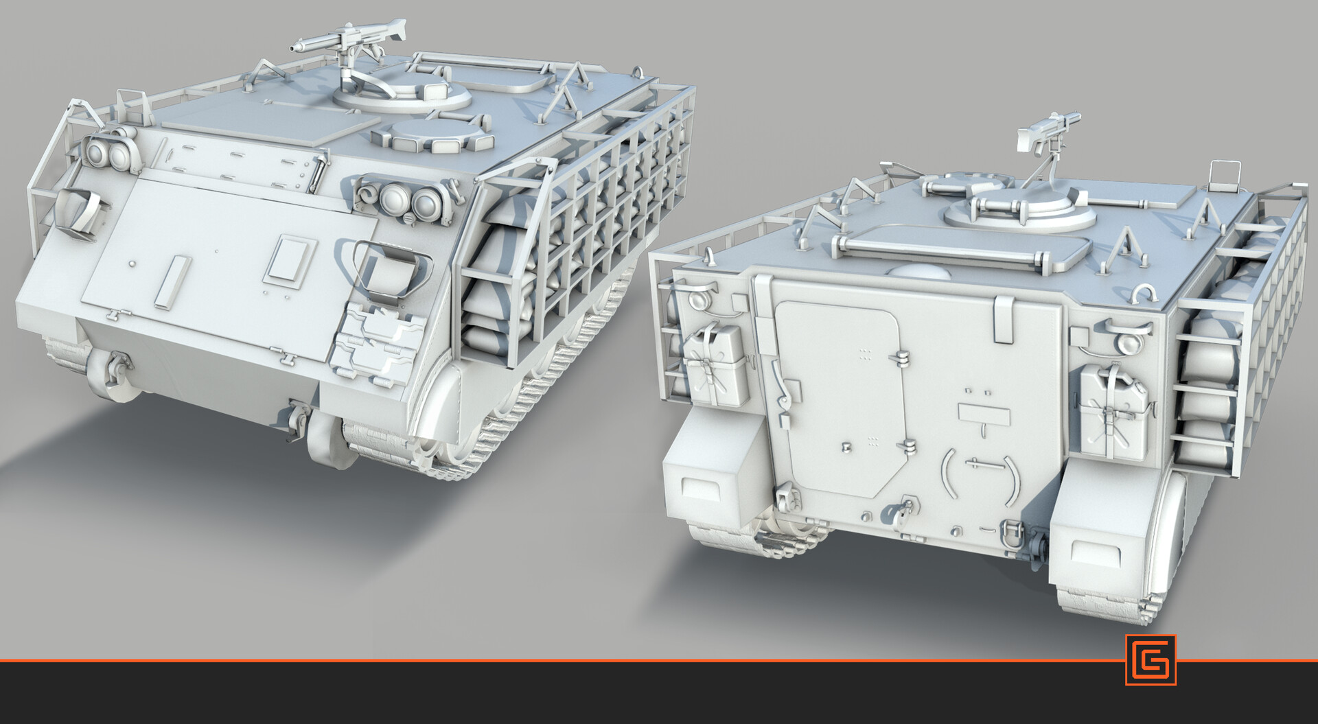 M113 APC — High-Poly Model