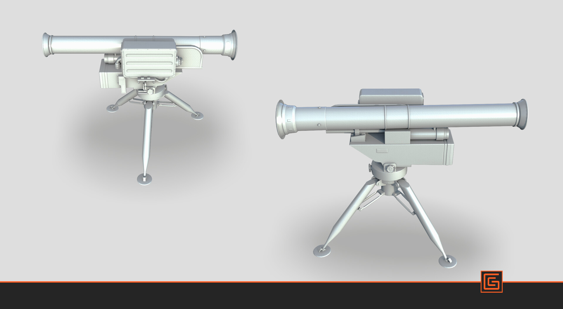 Baktar Shikan — High-Poly Model