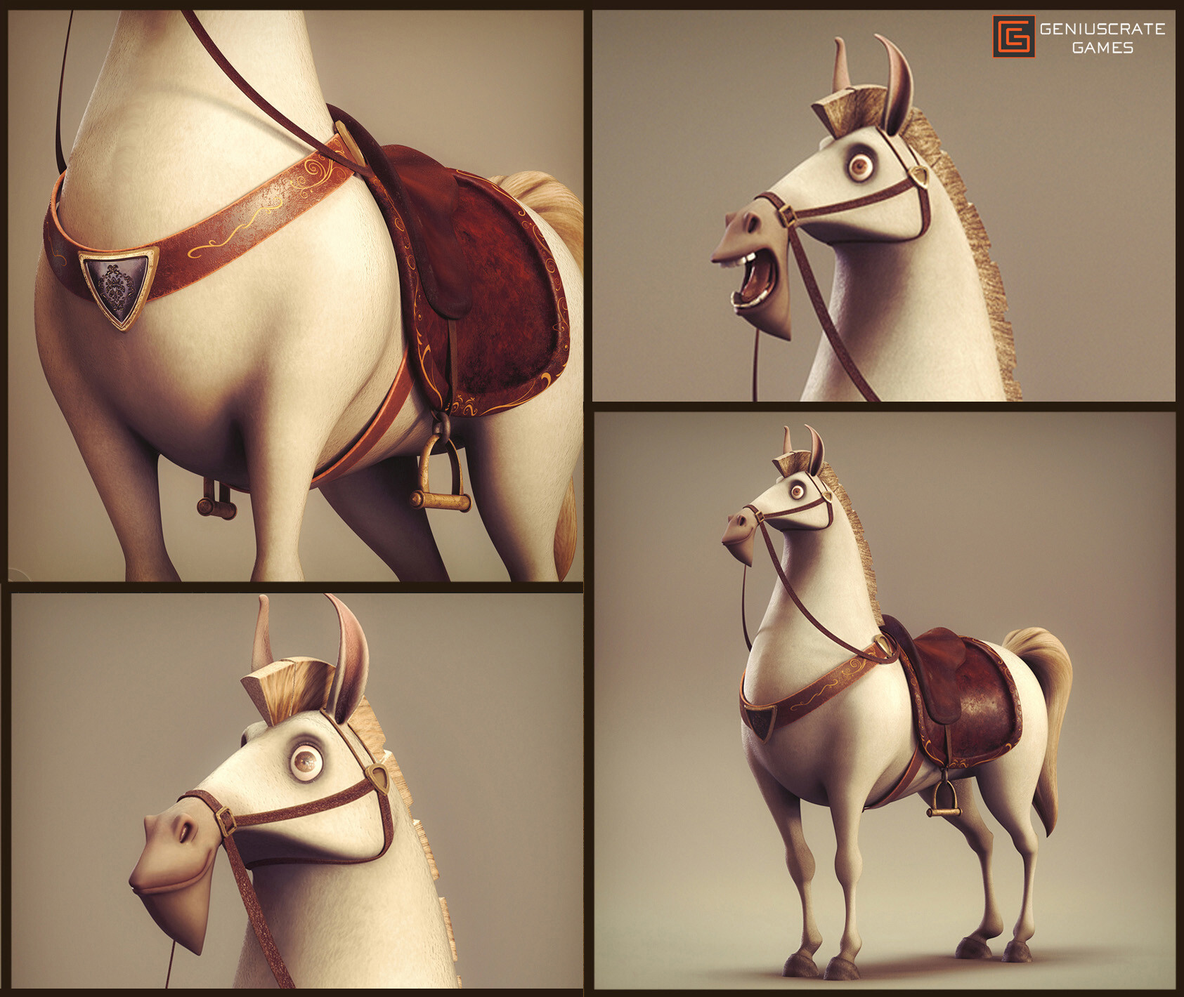 Stylized Horse — Final Render