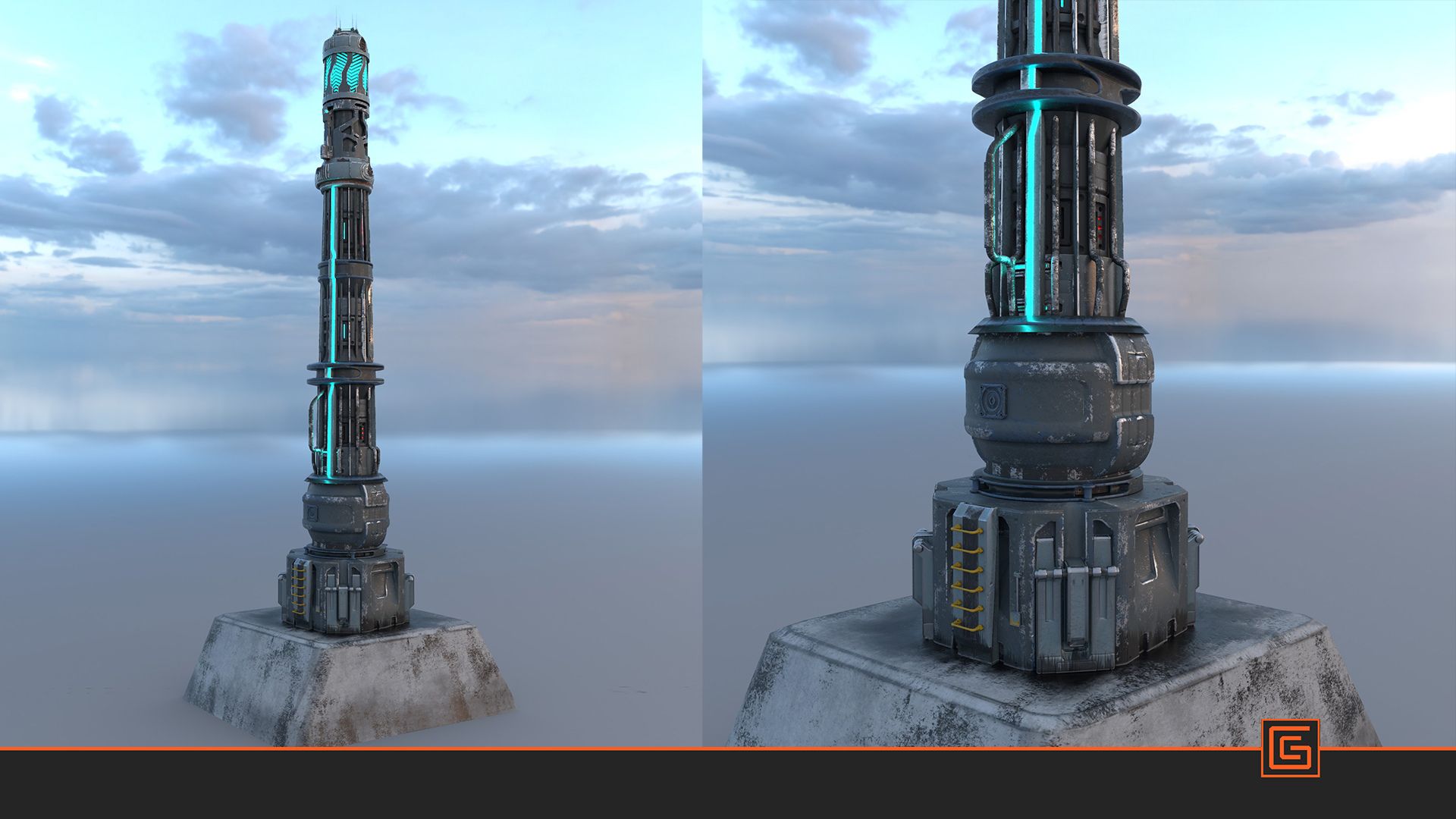 Signal Spire — Textured Turnaround