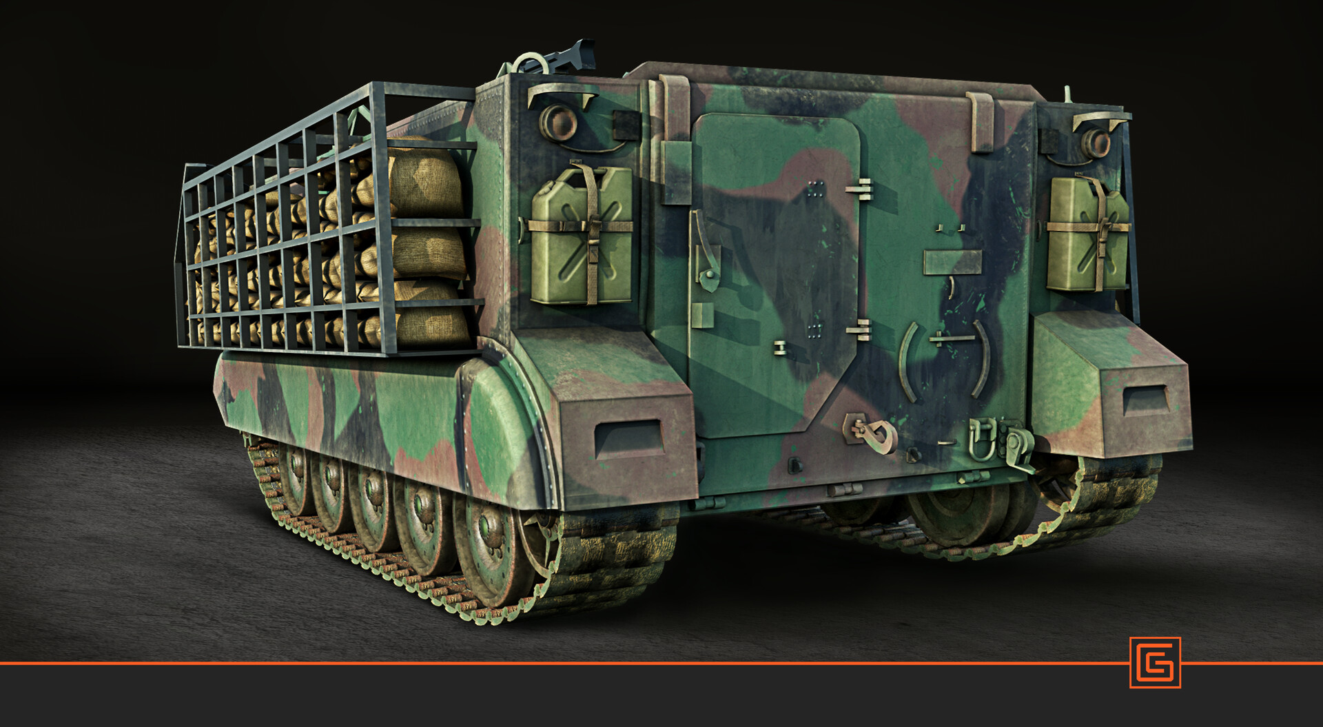 M113 APC — Rear Three-Quarter
