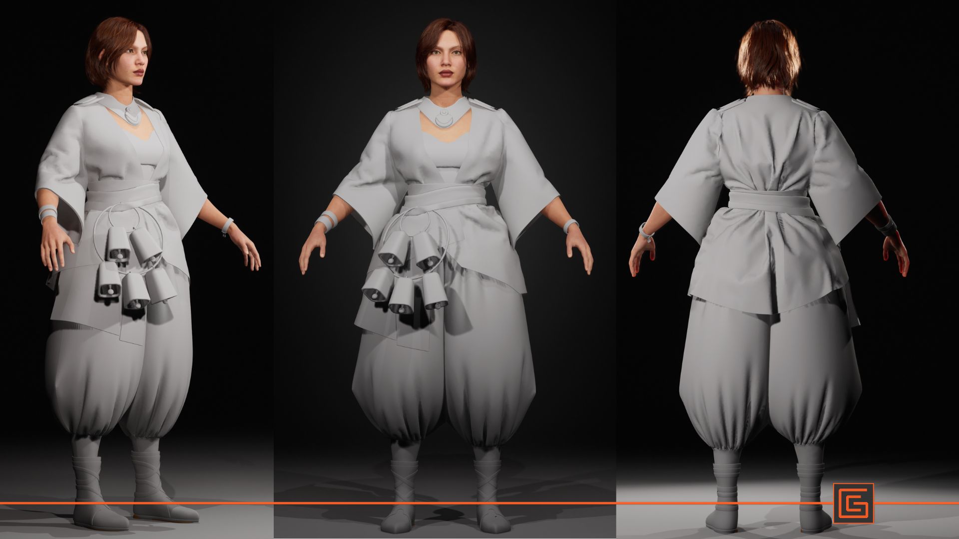 Female Lead — Costume Blockout