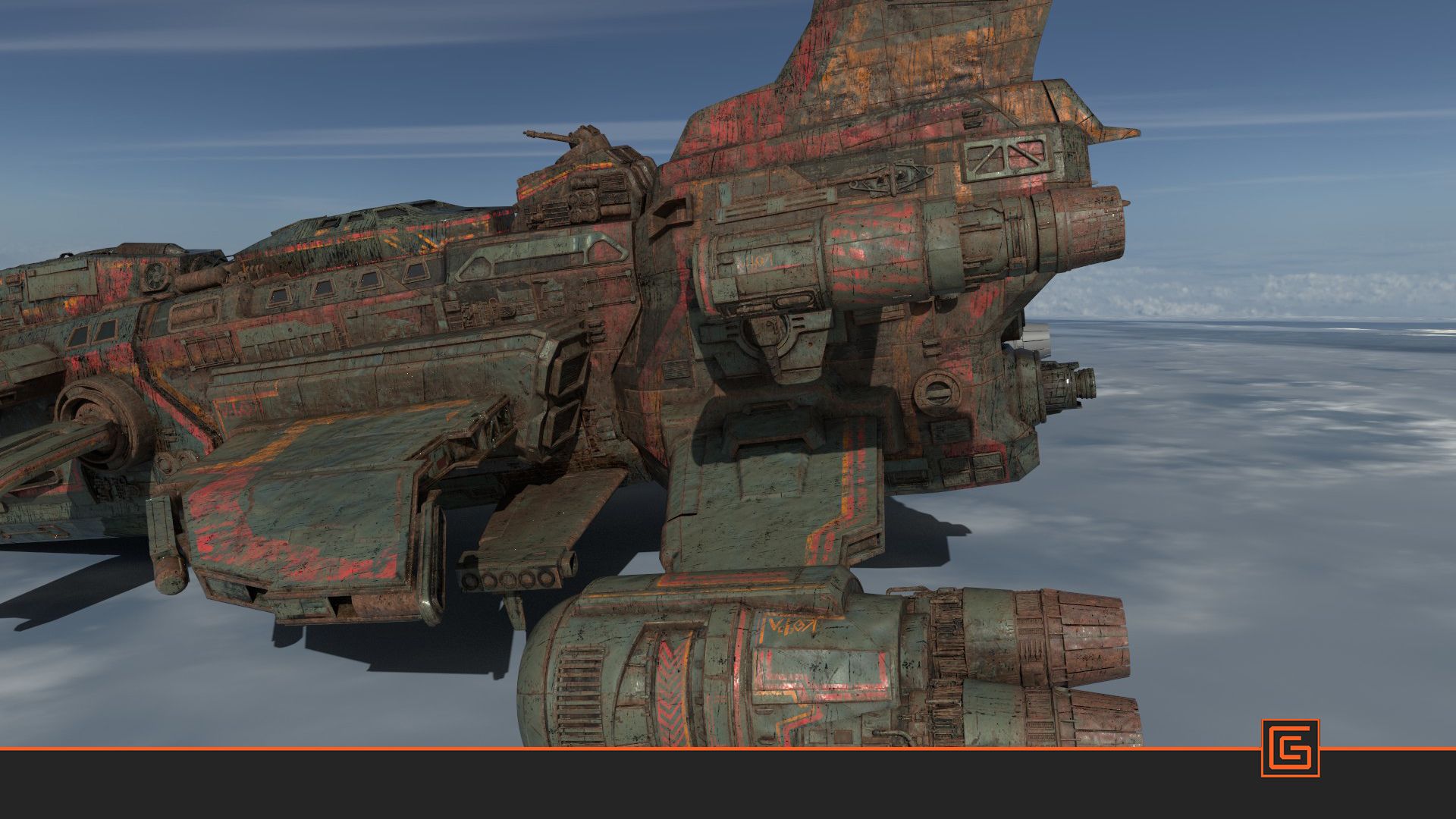Sky Cruiser — Engine Block Detail